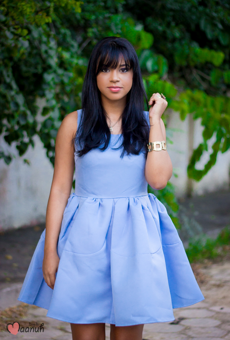 vestido azul